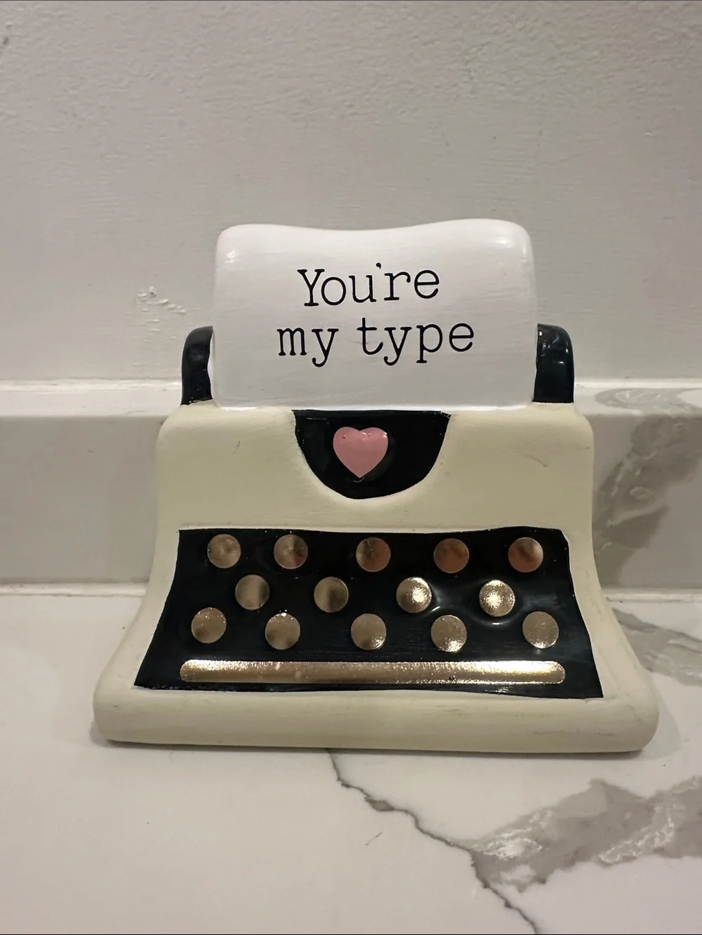 You're My Type Vintage Style Decorative Typewriter Figurine - Spritz - Target